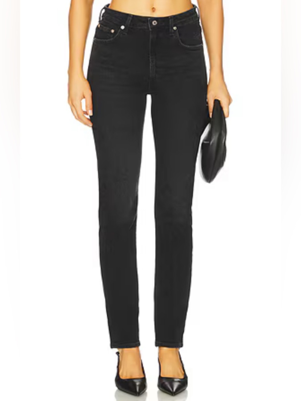 Citizens Of Humanity Avedon Skinny Jeans Black 30 Revolve